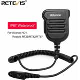 👉 Luidspreker New Upgraded IP67 Waterproof PTT Speaker Microphone For Ailunce HD1 Retevis RT29/RT82/RT83/RT87/RT648/RT647 Walkie Talkie J9131G