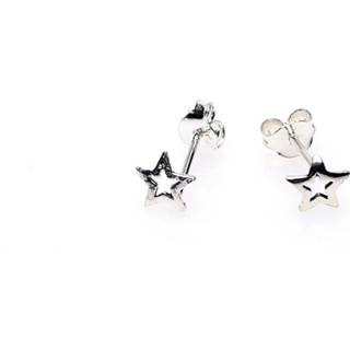 👉 Oorbel zilver vrouwen nederlands Karma Oorbellen Open Star