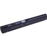 Handscanner zwart active IScan01 mobiele document draagbare met LED-display, A4 contactbeeldsensor, ondersteuning 900DPI / 600DPI 300DPI PDF JPG TF (zwart) 6922116998078