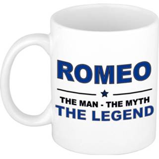 👉 Beker mannen Ruben The man, myth legend cadeau koffie mok / thee 300 ml