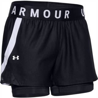 👉 Zwart XS vrouwen Under Armour - Women's Play Up 2-in-1 Short Hardloopshort maat XS, 193444710397