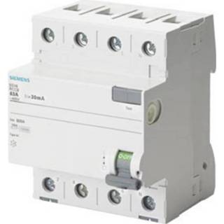 👉 Siemens 5SV47460 Aardlekschakelaar 63 A 0.5 A 400 V