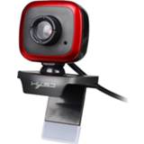 👉 Webcam zwart rood active HXSJ A849 480P instelbare 360 graden HD-video pc-camera met microfoon (zwart rood)