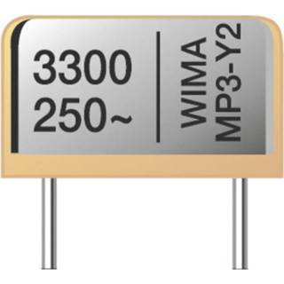 👉 Wima MPY20W2100FC00MSSD EMI/RFI-ontstoringscondensator MP3-Y2 Radiaal bedraad 0.01 µF 250 V/AC 20 % 1000 stuk(s) Bulk