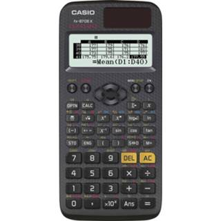 👉 Technische rekenmachine zwart Casio fx-87DE X CLASSWIZ werkt op zonne-energie, batterijen Aantal displayposities: 16 4971850093640