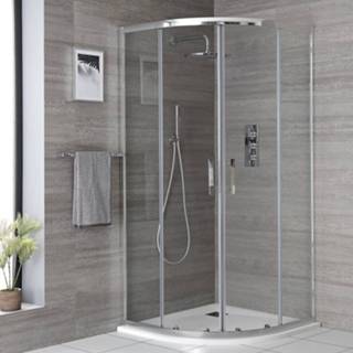 👉 Douche cabine kwadrant Douchecabine Gepolijst Aluminium| Douchebak Keuze Kleuren en Afmetingen | Portland 5051752832635