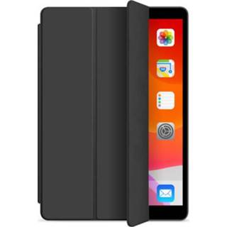 👉 Active zwart leer PU WIWU - iPad 9.7 (2017/2018) hoes Leren Tri-Fold Book Case 8719793083658