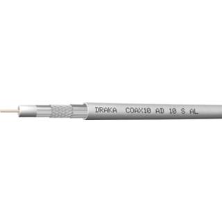 DRAKA 1019225-00200 Coaxkabel Buitendiameter: 6.80 mm 75 Ω 100 dB Wit Per meter