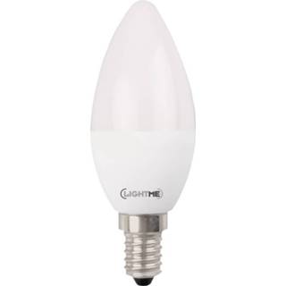 👉 LightMe LED-lamp Energielabel A+ (A++ - E) E14 Kaars 5.5 W = 40 W RGBW (Ø x l) 37 mm x 107 mm Incl. afstandsbediening 1 stuk(s)