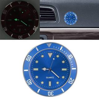 Klok blauw active autometers Auto plakken lichtgevende horloge (blauw)