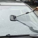 👉 Reinigingsdoek voor autoruiten Veeg aluminium telescopische autowasborstel schoon