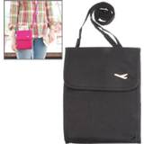 Multifunctionele Travel Mini Satchel Bag / Wallet / Card Bag (zwart)