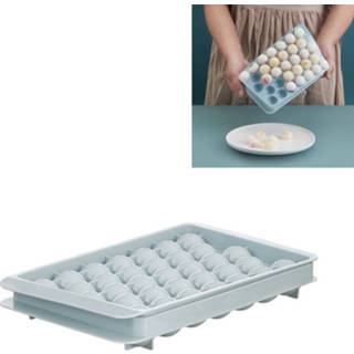 👉 Koelkast blauw active Creative Home Ice Box ijsrooster sferische ijsblokjesvorm (blauw)