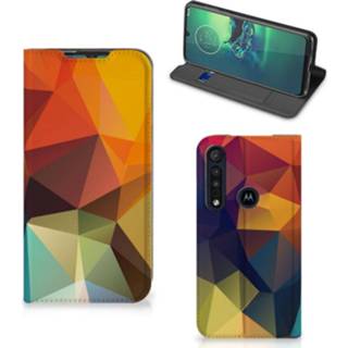 👉 Standcase Motorola G8 Plus Stand Case Polygon Color 8720215187373