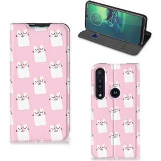 👉 Motorola G8 Plus Smart Cover Lovely Flowers 8720215209365