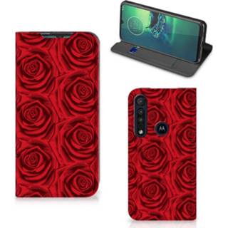 👉 Motorola G8 Plus Hoesje met Magneet Franse Lelie 8720215664607