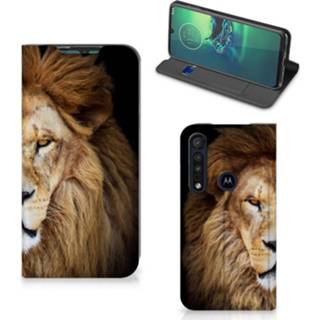 👉 Motorola G8 Plus Hoesje maken Leeuw 8720215355727