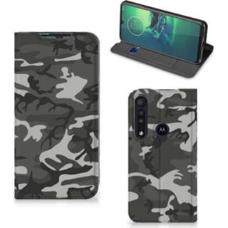 👉 Motorola G8 Plus Hoesje met Magneet Army Light 8720215868166