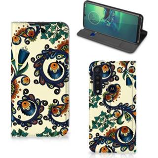 👉 Telefoon Hoesje Motorola G8 Plus Barok Flower 8720215919622