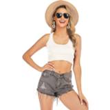 👉 Vest wit active kleding vrouwen slanke sexy mouwloze strapless top (kleur: maat: s)