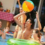 👉 Opblaasbare bal active zandspeelgoed 3 stuks kleurrijke buiten strand zwembad water speelgoed, willekeurige kleur levering