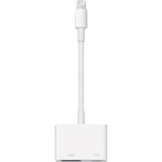 👉 Apple iPad/iPhone/iPod Videokabel [1x Apple dock-stekker Lightning - 1x HDMI-bus] 10.00 cm Wit