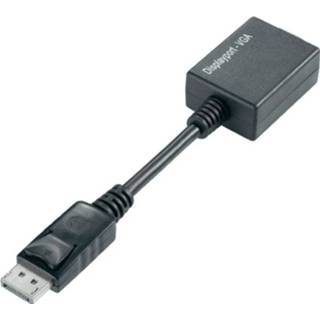 👉 DisplayPort zwart Techly DP - VGA M/F 0.07m 2 x (D-Sub) 8057685307582