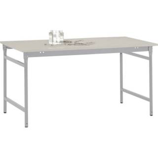 👉 Bijzettafel melamine aluminium zilver mannen Manuflex BB3031.9006 basis stationair met tafelblad in vergelijkbaar RAL 9006, bxdxh: 1250 x 600 780 mm Kleur: 4045916073379