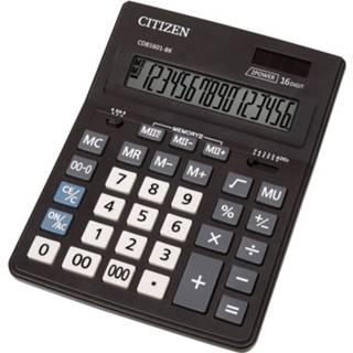👉 Calculator active zwart Citizen CI-CDB1601BK CDB1601BK Desktop BusinessLine Black 4562195139256