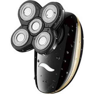 👉 Zwart SYJF 176 5 in 1 Electric Rotary Shaver Low Noise with Nose Hair Cutting Head, Comb, Cleaning Brush