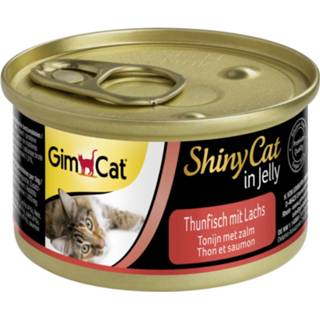 Jelly active GimCat ShinyCat Tonijn&Zalm 70 gr 4002064414195