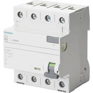 👉 Siemens 5SV3347-6 Aardlekschakelaar 4-polig 80 A 0.03 A 400 V