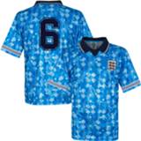 👉 Voetbalshirt s blauw Engeland Retro 3e WK 1990 + Nummer 6 - 5059067545448