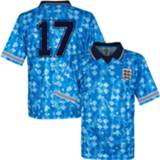 👉 Voetbalshirt XS blauw Engeland Retro 3e WK 1990 + Nummer 17 - 5059067545158