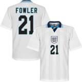 👉 Voetbalshirt l wit Engeland Euro 1996 + Fowler 21 - 5059067543031