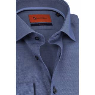 👉 Overhemd katoen male marine Suitable WS Print Navy 2900028567135