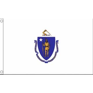 👉 Vlag active Massachusetts 90x150cm | Best Value 7435127656657