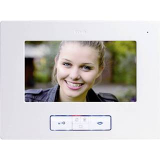 👉 M-e modern-electronics Vistus VD 607 Binnenunit voor Video-deurintercom Kabelgebonden Wit