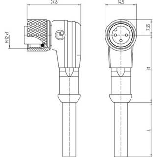 👉 Actuator Lutronic 1080 Sensor/actuator connector, geassembleerd M12 Koppeling, haaks 2.00 m Aantal polen: 8 1 stuk(s) 2050005844695