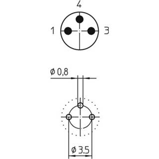 👉 Actuator Lutronic 1224 Sensor/actuator steekconnector M8 Stekker, inbouw Aantal polen: 3 1 stuk(s) 2050005845074