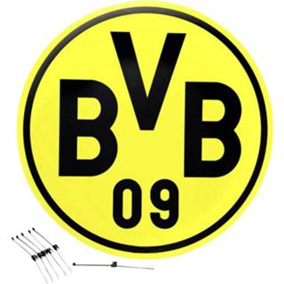 👉 Satelliet schotel geel zwart Sky Vision Borussia Dortmund Satellietschotel cover 78 cm Zwart, 753626111741