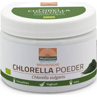 👉 Chlorella poeder gezondheid Mattisson HealthStyle Europese 8717677963690
