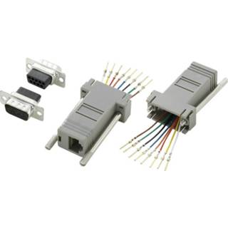 👉 D-SUB-adapter D-SUB-stekker 9-pol. - RJ45-bus Conrad Components 1 stuks