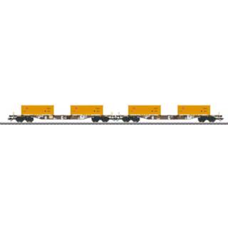 👉 Märklin 47130 H0 Set van 2 containerwagons Erdaushub Stuttgart 21