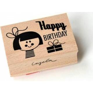 👉 Stempel meisjes Ingela Happy birthday girl