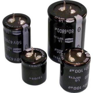 👉 Teapo SLG478M035S1A5R25K Elektrolytische condensator Snap-in 10 mm 4700 µF 35 V 20 % (Ø x h) 25 mm x 25 mm 1 stuk(s)