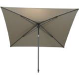 👉 Parasol Aluminium Tuinmeubelen 4 Seasons Outdoor | Azzurro 250 x cm Taupe 8718144571431