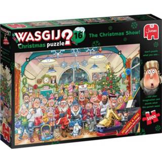👉 Puzzel Jumbo Wasgij? Christmas 16 - The Show! puzzels 2x 1000 stukjes 8710126191835