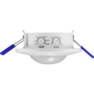 👉 Renkforce ST44 Inbouw (in muur of meubel), Oppervlakmontage PIR-bewegingsmelder 360 ° Relais Wit IP20