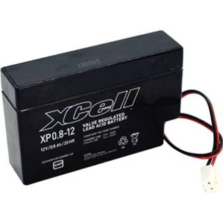 👉 XCell XP0.812JST Loodaccu 12 V 0.8 Ah Loodvlies (AGM) (b x h x d) 96 x 62 x 25 mm JST connector Onderhoudsvrij